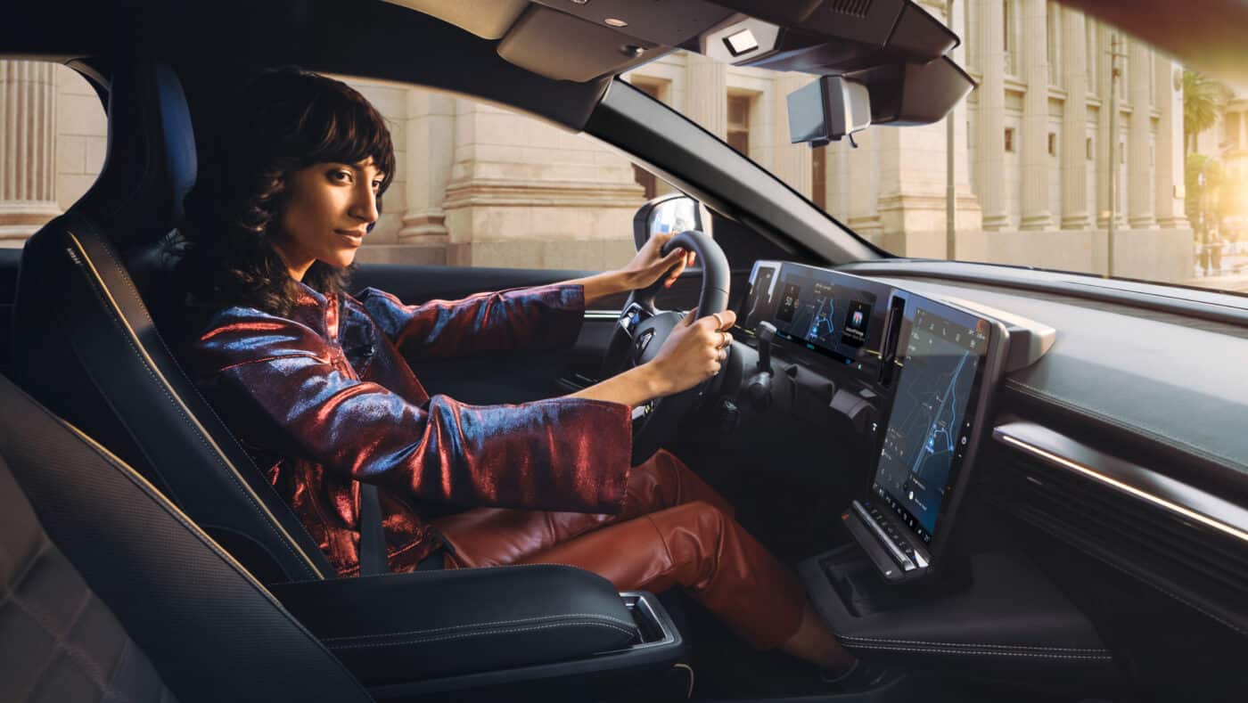 intérieur véhicule électrique