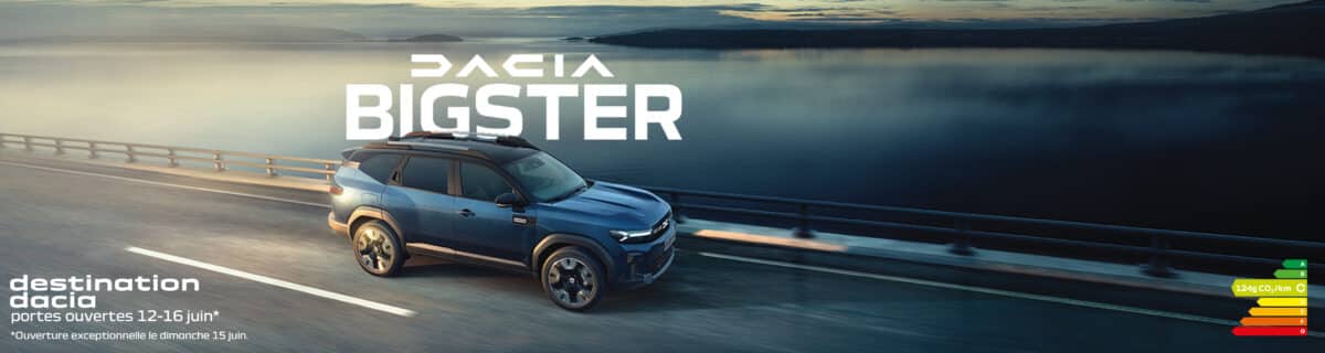 jours destination Dacia