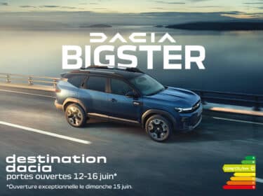 jours destination Dacia