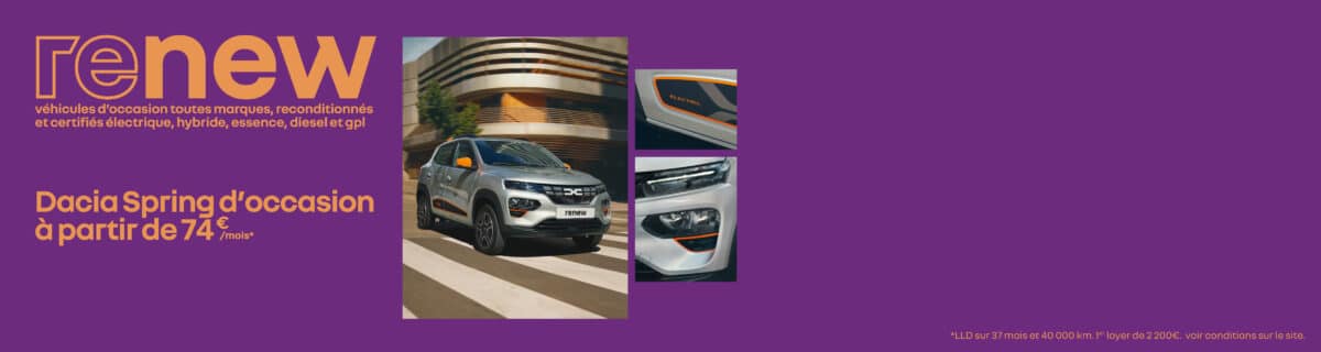 offre renew Dacia Spring